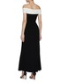 Back View - Click To Enlarge - ROLAND MOURET - Off Shoulder Maxi Dress