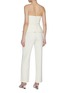 Back View - Click To Enlarge - ROLAND MOURET - Strapless Peplum Jumpsuit