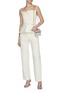 Figure View - Click To Enlarge - ROLAND MOURET - Strapless Peplum Jumpsuit