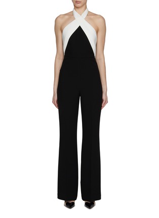 Main View - Click To Enlarge - ROLAND MOURET - Halter Neck Jumpsuit