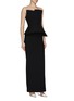 Detail View - Click To Enlarge - ROLAND MOURET - Strapless Peplum Column Maxi Dress