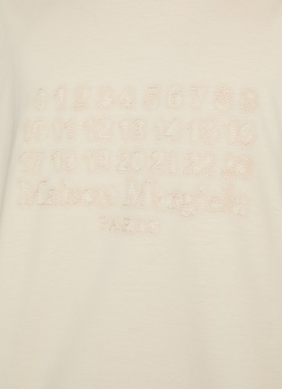  - MAISON MARGIELA - Boxy Stitched Number Cotton T-Shirt