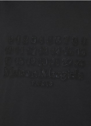  - MAISON MARGIELA - Boxy Stitched Number Cotton T-Shirt