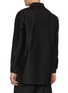 Back View - Click To Enlarge - MAISON MARGIELA - Double Pocket Satin Cotton Shirt