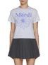 Main View - Click To Enlarge - MARDI MERCREDI - Logo Graphic Slim Fit Crewneck Cotton T-Shirt