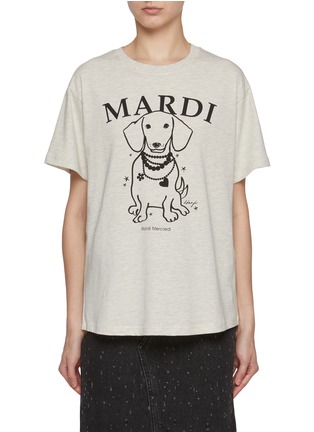 Main View - Click To Enlarge - MARDI MERCREDI - Swing The Tail Cotton T-shirt