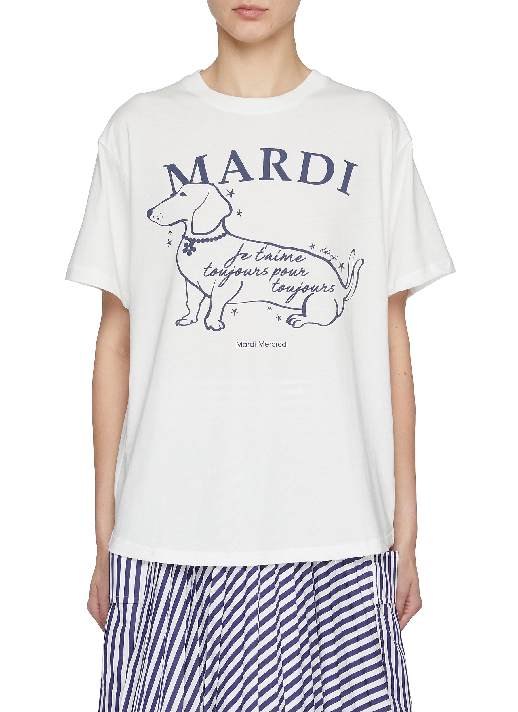 MARDI MERCREDI | Swing The Tail Cotton T-Shirt | Women | Lane Crawford