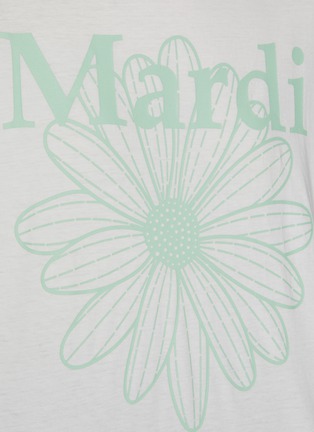  - MARDI MERCREDI - Logo Graphic Relaxed Fit Crewneck Cotton T-Shirt