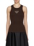 Main View - Click To Enlarge - MARDI MERCREDI-ACTIF - Cotton Racer Tank Top