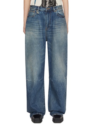 Main View - Click To Enlarge - R13 - Wayne Articulated Knee Cotton Jeans