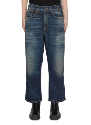 Main View - Click To Enlarge - R13 - Whiskered Boyfriend Straight Leg Jeans