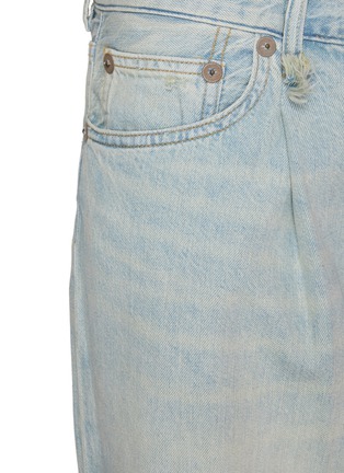  - R13 - Damon Pleated Wide Leg Light Wash Jeans