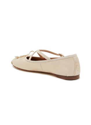  - CIRCUS BY SAM EDELMAN - Zuri Criss Cross Leather Ballerina Flats