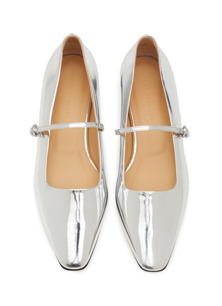 Detail View - Click To Enlarge - DEAR FRANCES - Metallic Leather Mary Jane Flats