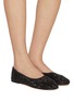 Figure View - Click To Enlarge - DEAR FRANCES - Balla Large Crystal Embellished Mesh Ballerina Flats