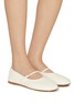 Figure View - Click To Enlarge - DEAR FRANCES - Winter Balla Leather Mary Jane Flats