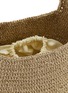 Detail View - Click To Enlarge - MIZELE - Small Timeless Crocheted Lurex Tote Bag