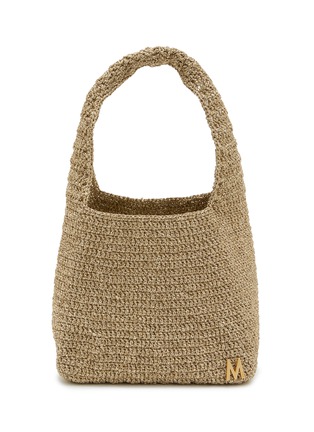 Main View - Click To Enlarge - MIZELE - Small Timeless Crocheted Lurex Tote Bag