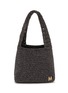 Main View - Click To Enlarge - MIZELE - Small Timeless Crocheted Lurex Tote Bag