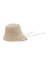 Main View - Click To Enlarge - EUGENIA KIM - Ally Hemp Asymmetric Bucket Hat