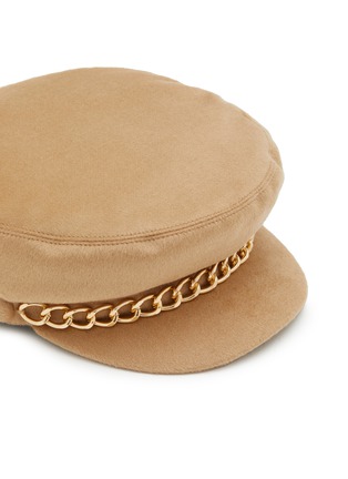 Detail View - Click To Enlarge - EUGENIA KIM - Marina Cashmere Marine Cap