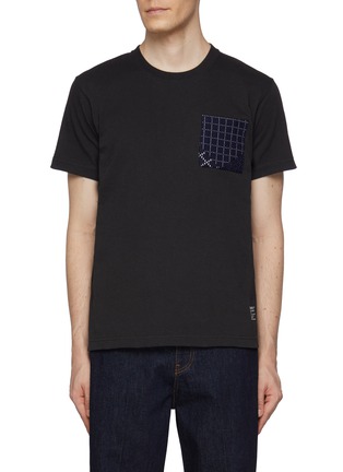 Main View - Click To Enlarge - FDMTL - Origami Pocket Cotton T-Shirt