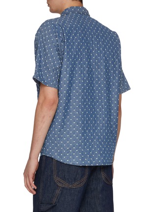 Back View - Click To Enlarge - FDMTL - Short Sleeve Polka Dot Shirt