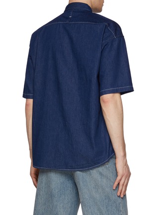 Back View - Click To Enlarge - FDMTL - Short Sleeve Cotton Shirt