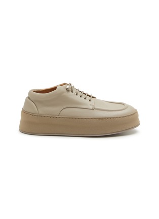 Main View - Click To Enlarge - MARSÈLL - Cassapana Leather Platform Sneakers