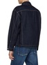 Back View - Click To Enlarge - FDMTL - V-neck Haori Denim Jacket