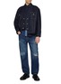 Figure View - Click To Enlarge - FDMTL - V-neck Haori Denim Jacket