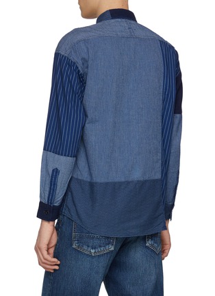 Back View - Click To Enlarge - FDMTL - Patchwork Cotton Shirt