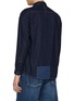 Back View - Click To Enlarge - FDMTL - Chest Pocket Patchwork Denim Shirt