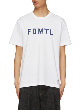 Main View - Click To Enlarge - FDMTL - FDMTL Logo Cotton T-Shirt