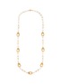 Main View - Click To Enlarge - LANE CRAWFORD VINTAGE ACCESSORIES - Trifari Faux Pearl Gold Toned Beaded Necklace