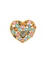 Main View - Click To Enlarge - LANE CRAWFORD VINTAGE ACCESSORIES - YSL Gold Toned Heart Pendant Brooch
