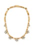 Main View - Click To Enlarge - LANE CRAWFORD VINTAGE ACCESSORIES - Barclay Rose Gold Toned Clear Diamate Necklace