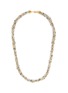 Main View - Click To Enlarge - LANE CRAWFORD VINTAGE ACCESSORIES - Joan Rivers Gold Toned Faux Pearls Faux Turquoise Beads Long Muiti Strand Necklace