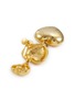 Detail View - Click To Enlarge - LANE CRAWFORD VINTAGE ACCESSORIES - Gold Toned Puffy Hearts Clip On Earrings