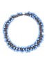 Main View - Click To Enlarge - LANE CRAWFORD VINTAGE ACCESSORIES - Unsigned Blue Glass Beads Necklace