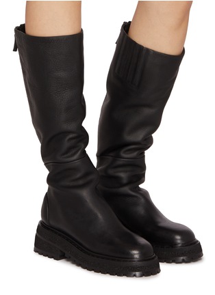 Figure View - Click To Enlarge - MARSÈLL - Carro Tall Leather Boots