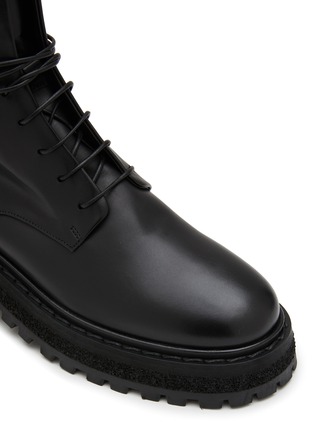 Detail View - Click To Enlarge - MARSÈLL - Carro Combat Leather Boots