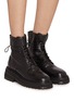 Figure View - Click To Enlarge - MARSÈLL - Carro Combat Leather Boots