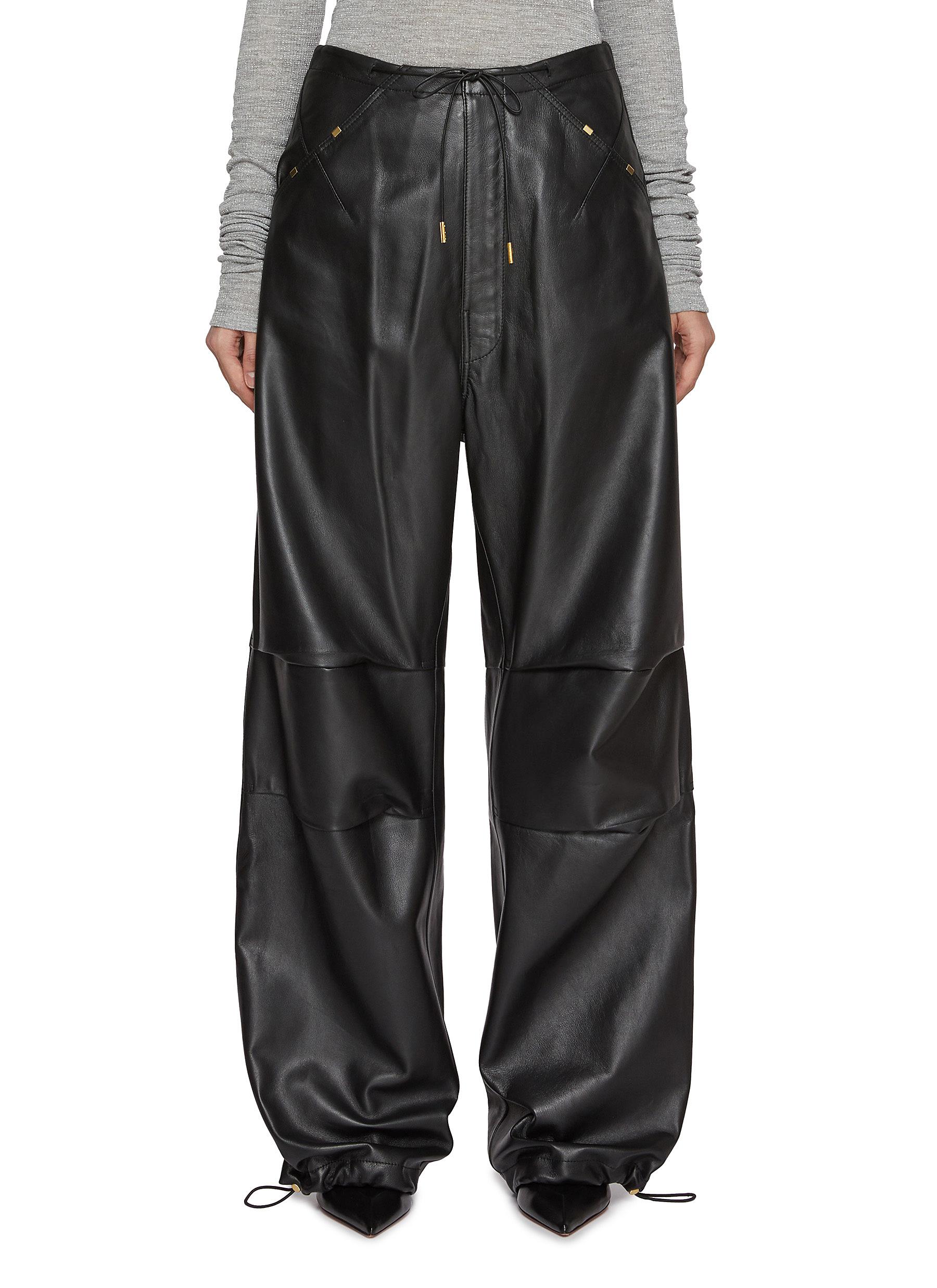 【関税込み】DARKPARK DAISY - CRYSTAL STUDDED SATIN PANTS DARKPARK | Daisy Leather Pants | Women | Lane Crawford
