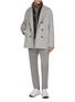 Figure View - Click To Enlarge - FABIO GAVAZZI - Double Breasted Mink Bib Cashmere Coat