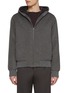 Main View - Click To Enlarge - FABIO GAVAZZI - Zip up Hooded Cashmere Mink Bomber Jacket