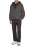 Figure View - Click To Enlarge - FABIO GAVAZZI - Zip up Hooded Cashmere Mink Bomber Jacket