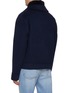 Back View - Click To Enlarge - FABIO GAVAZZI - Zip up Cashmere Plucked Mink Bib Bomber Jacket