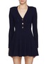 Main View - Click To Enlarge - SELF-PORTRAIT - Pointelle Knit Mini Dress