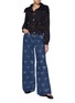 Figure View - Click To Enlarge - SELF-PORTRAIT - Bow Print Denim Jeans